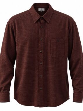 Zanella Dark Brown Patterned Shirt